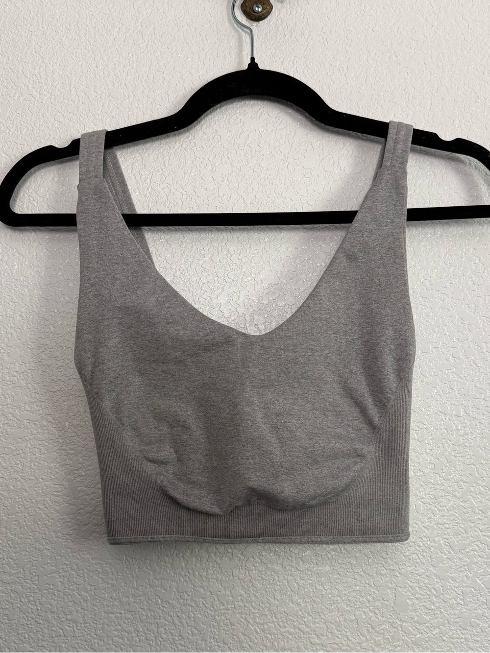Free People Movement Be First Gray Crop Top Sports Bra XS Small